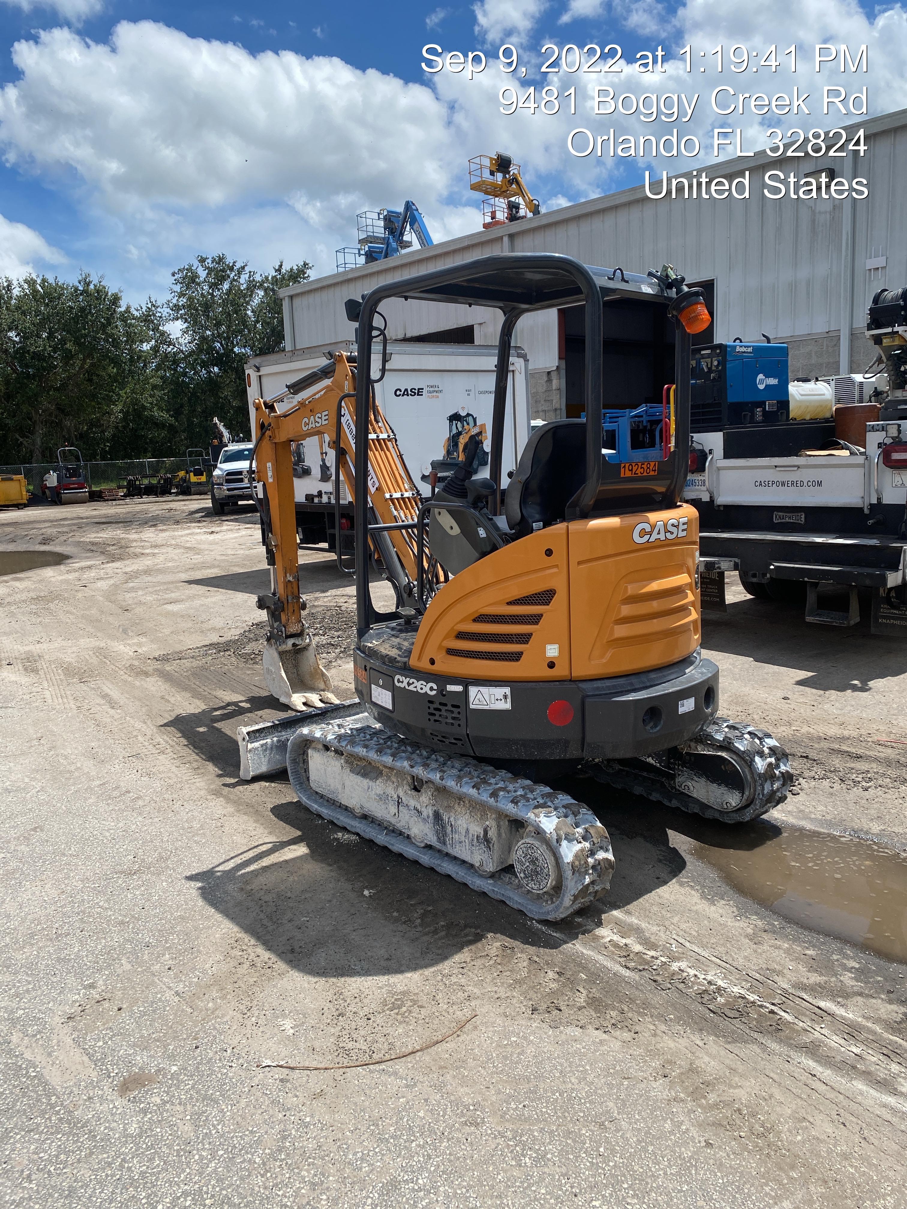 2019 CASE CX26C