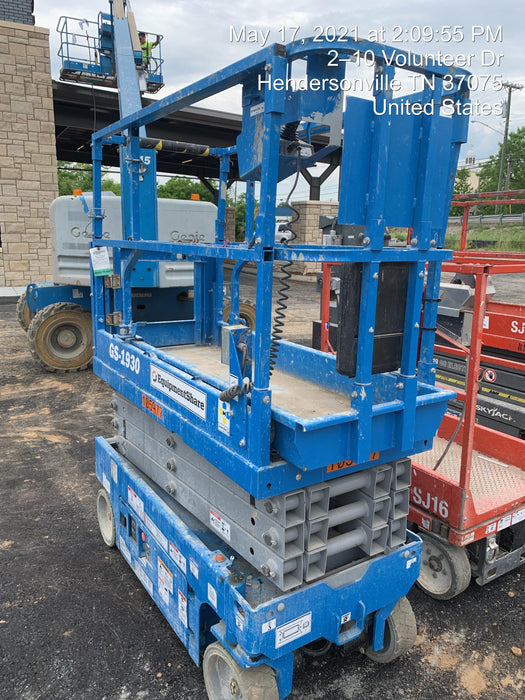 2020 Genie GS-1930 Solid Non Marking Tires, Beacon, Folding rails with half height swing gate