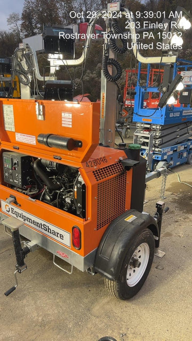 2024 Wanco WLTT-4MM4K Diesel, Deep Sea Controller, Shore Power Plug, Auto Start, (4) 350W LED Floodlights, 4kW Generator, 60 Gal Fuel Tank, 2" Ball, T3