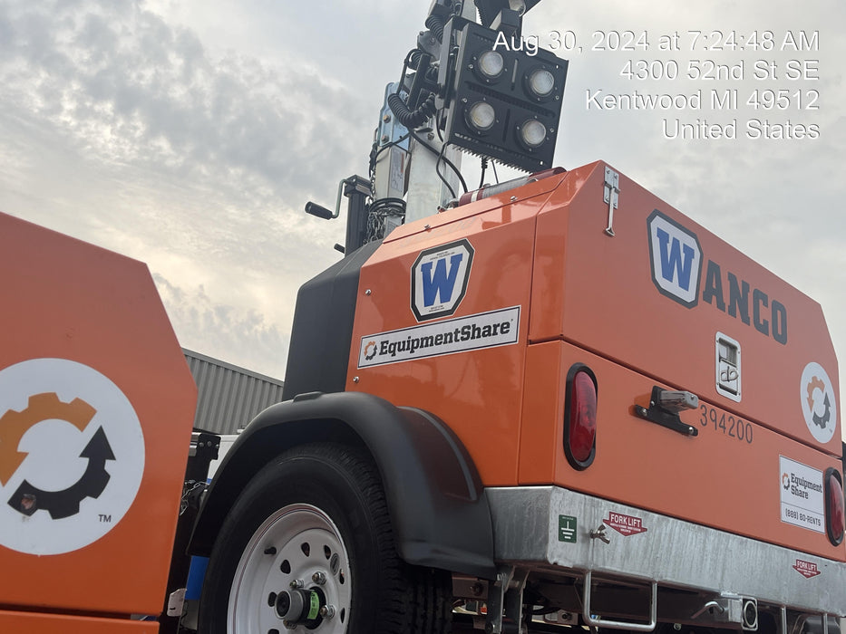 2024 Wanco WLTT-4MM4K Diesel, Deep Sea Controller, Shore Power Plug, Auto Start, (4) 350W LED Floodlights, 4kW Generator, 60 Gal Fuel Tank, 2" Ball, T3