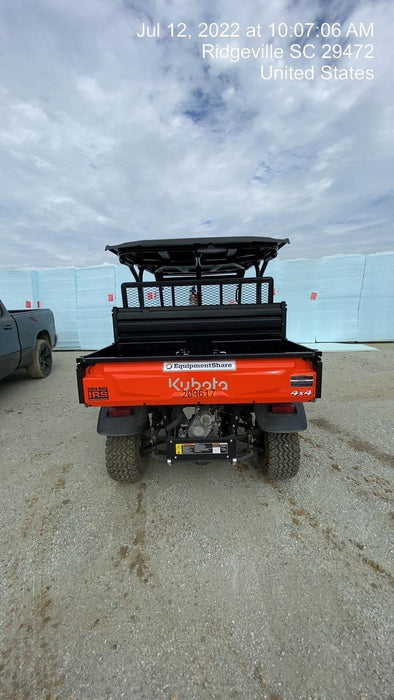 2022 Kubota RTV-X1140W-H Plastic Canopy, Windshield Acrylic Clear, LED Strobe Light, Wire Harness Kit, Back up Alarm