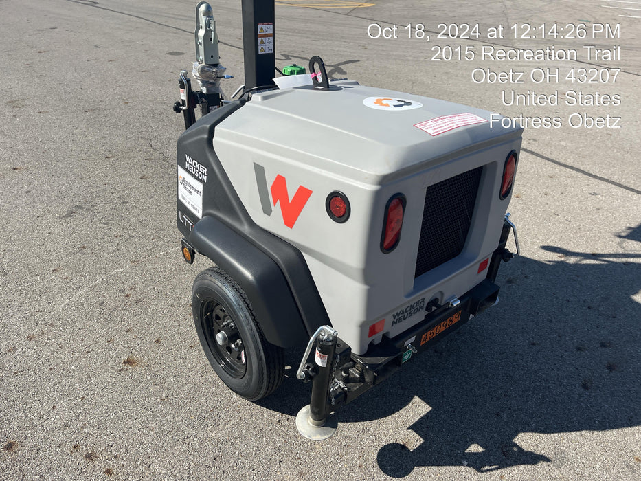 2024 Wacker Neuson LTT4 Diesel, Kohler KDW702, Deep Sea Controller, Auto Start, LED 320W, Bypass Outlet, T3