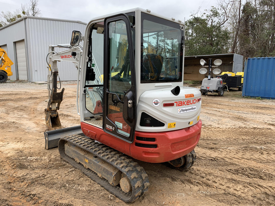 2020 Takeuchi TB-235-2CR Cab/Heat/Air, Rubber Tracks, Manual TAG QC