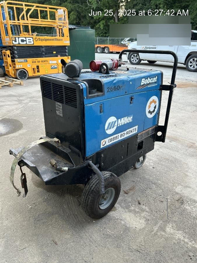 2019 Miller Electric BOBCAT 250 LP/Propane, Running Gear, Tank Bracket, Hose