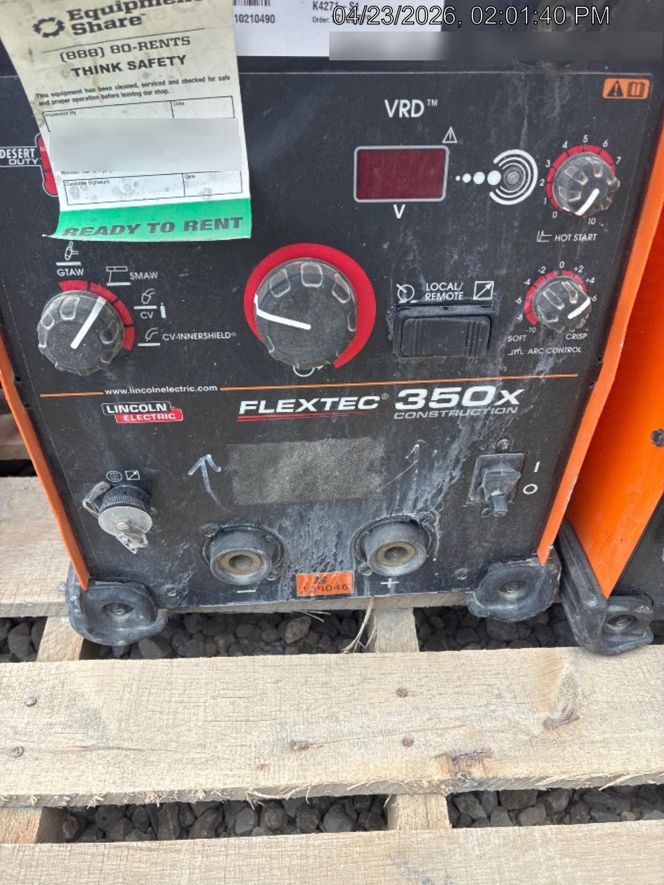2021 LINCOLN ELECTRIC FLEXTEC 350X