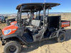 2022 Kubota RTV-X1140W-H Plastic Canopy, Windshield Acrylic Clear, LED Strobe Light, Wire Harness Kit, Back up Alarm