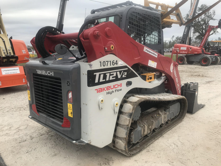 2020 Takeuchi TL12V2-CRH Cab, Rubber Track, & HF