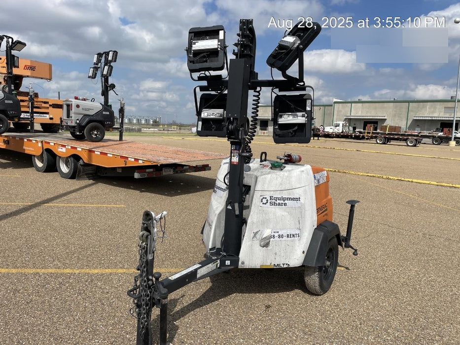 2024 Generac MLT2 Diesel, Flex Switch 120V Input, Powerzone Controller, 
(4) 320W LED Lights, 4kW Generator, 39.9 Gal Fuel Tank, 2" Ball, T3