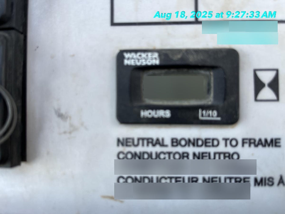 2018 Wacker Neuson LTV6L-MH Wacker Neuson LTV6L Mobile Light Tower w/Fuel Level Sensor Installed