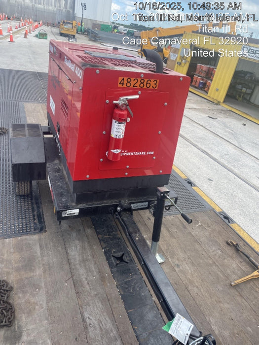 2024 Shindaiwa DGW400DML Kubota D902 Engine, 23 HP, Dual Op Welder, Wire, Arc, Droop Stick, Tig, and CC Stick Functionality, Simulphase, 3 Phase and 1 Phase Gen Output, Single Axle NB Trlr, Slr Trckl Chrg 12V 12W, Fire Ext, T3