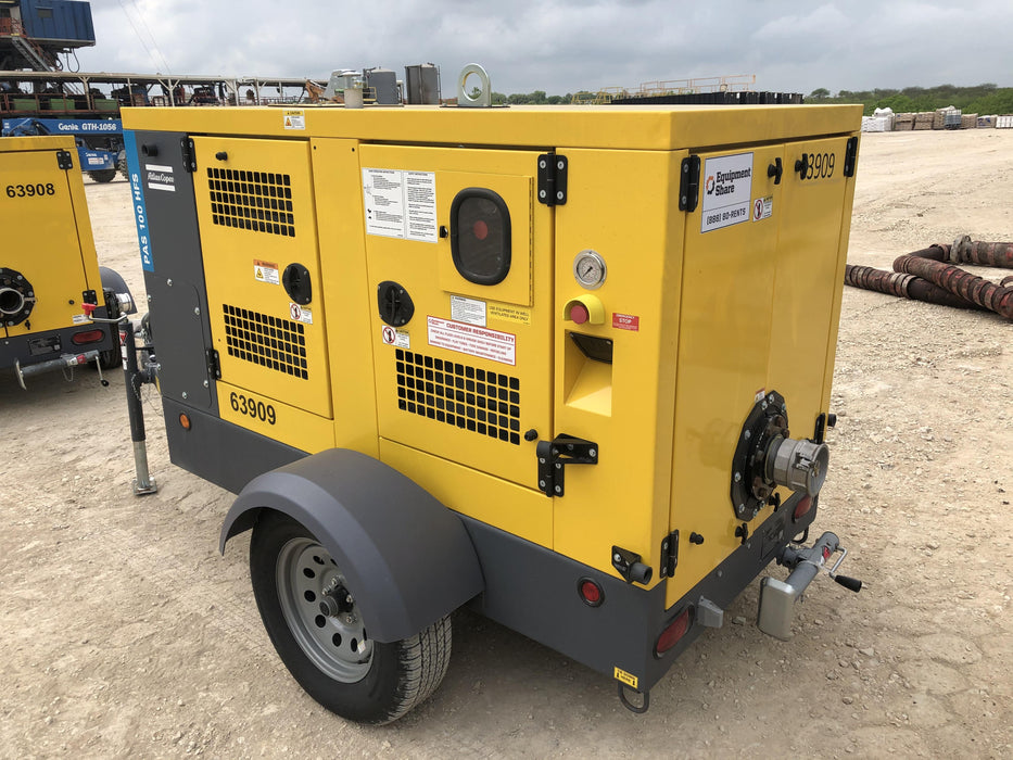 2020 ATLAS COPCO PAS 100 HF CS Enclosed