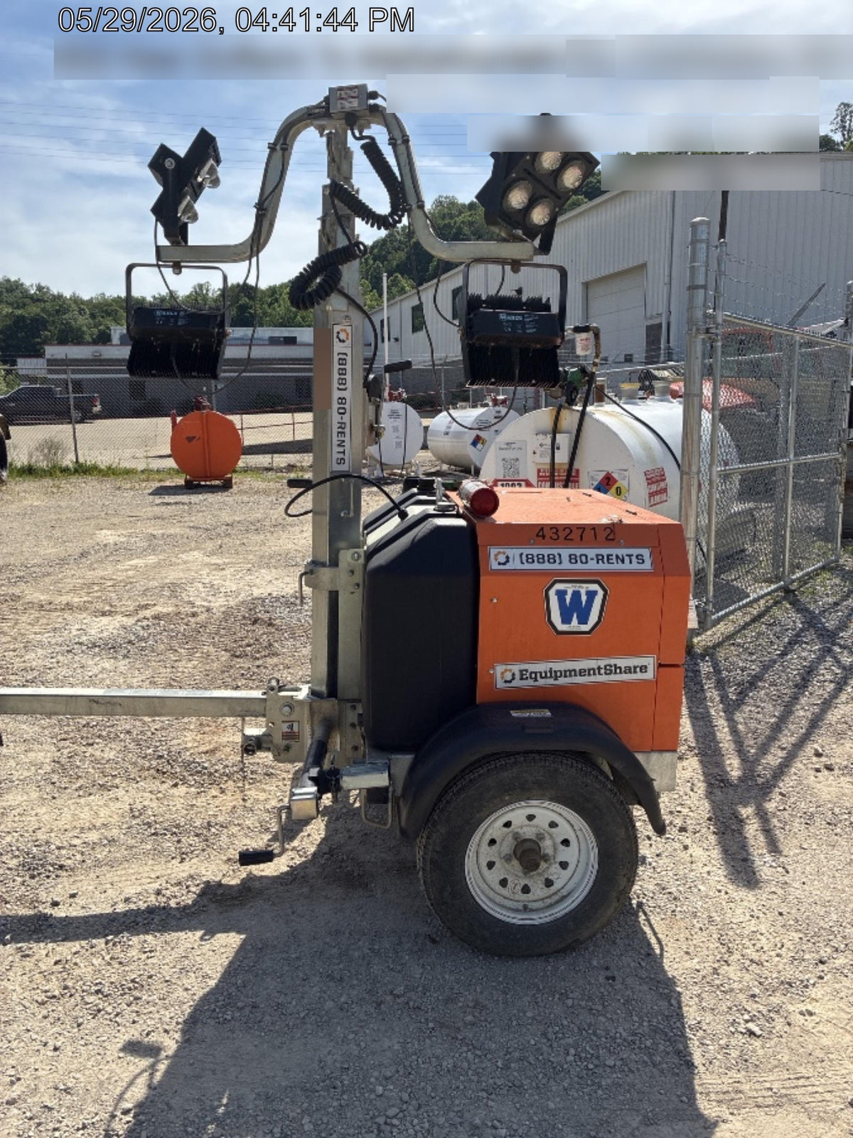 2024 Wanco WLTT-4MM4K Diesel, Deep Sea Controller, Shore Power Plug, Auto Start, (4) 350W LED Floodlights, 4kW Generator, 60 Gal Fuel Tank, 2" Ball, T3