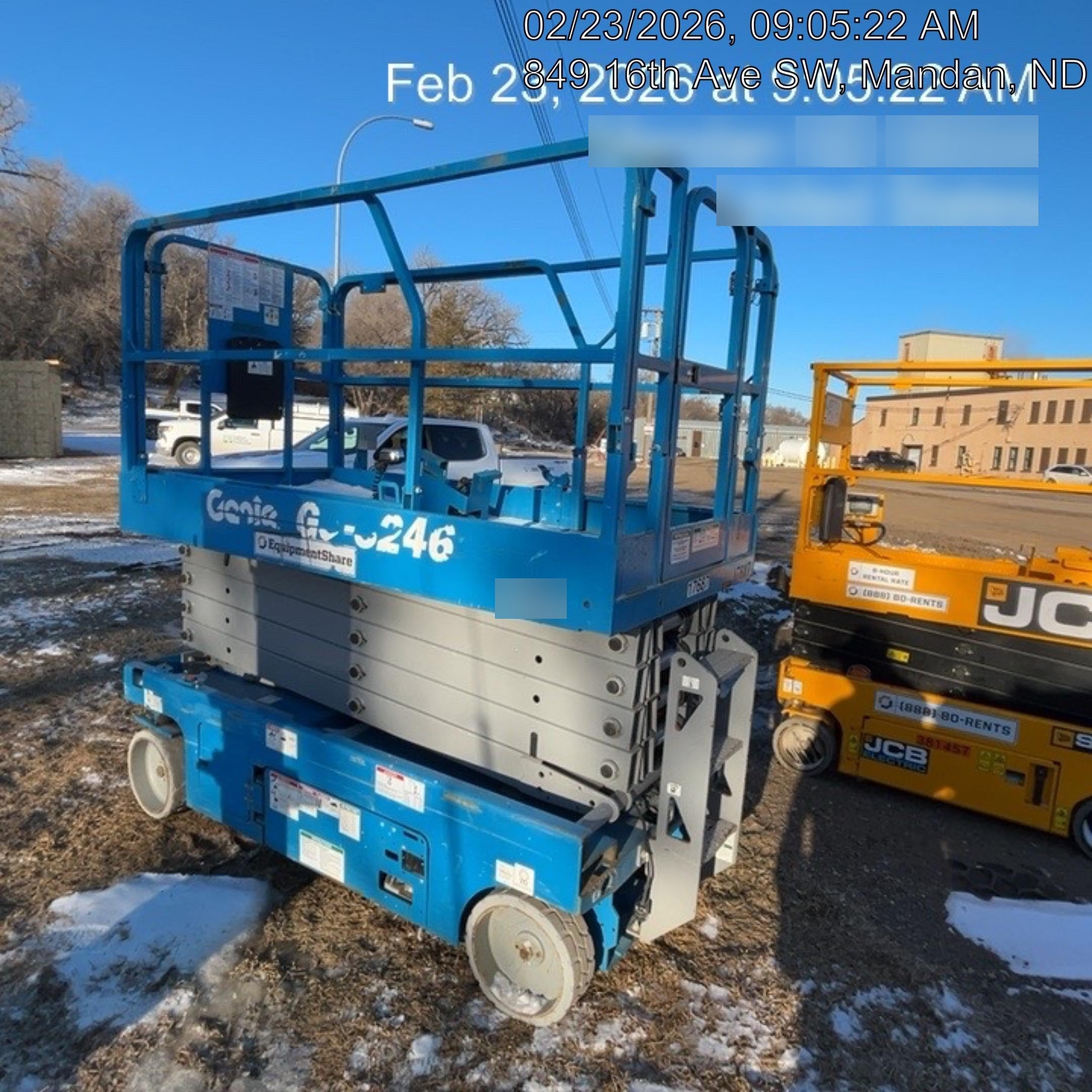2018 Genie GS-3246 GS-3246 w/Folding rails, Full height swing gate