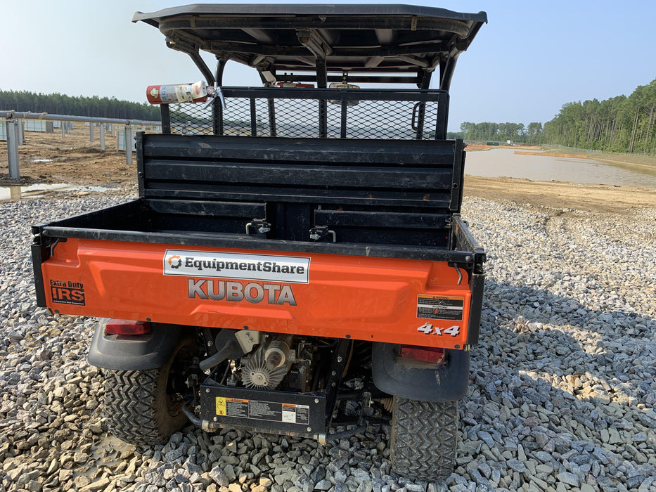 2020 Kubota RTV-X1140W-H 4WD utility cart -LED strobe -Windshield tempered glass -Plastic canopy -Wire harness kit -Backup alarm