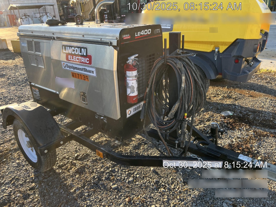 2024 Lincoln Electric LE400 Kubota V1505, Trlr, Cable Rack, Light Kit, ES Decals, T3
