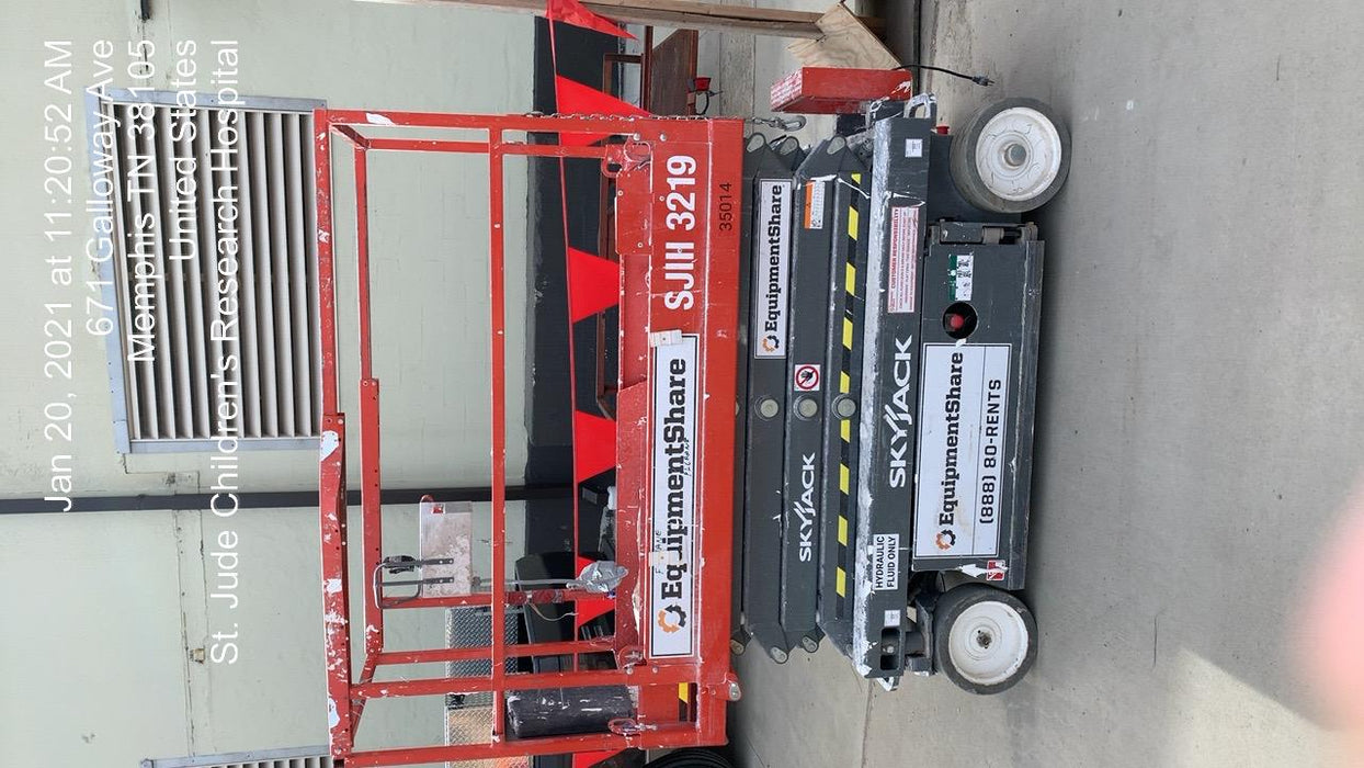 2019 Skyjack SJIII-3219 Standard Options, Trojan Batteries