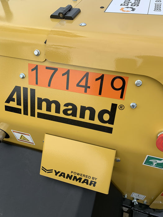 2021 Allmand NLV3GR (4) LED Light Fixture 350W, 23' Vertical Mast, 3kW Prime, Towable, Deep Sea L401, Leveling Jacks, Yanmar T4F 5.8hp