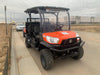2022 Kubota RTV-X1140W-H Plastic Canopy, Windshield Acrylic Clear, LED Strobe Light, Wire Harness Kit, Back up Alarm