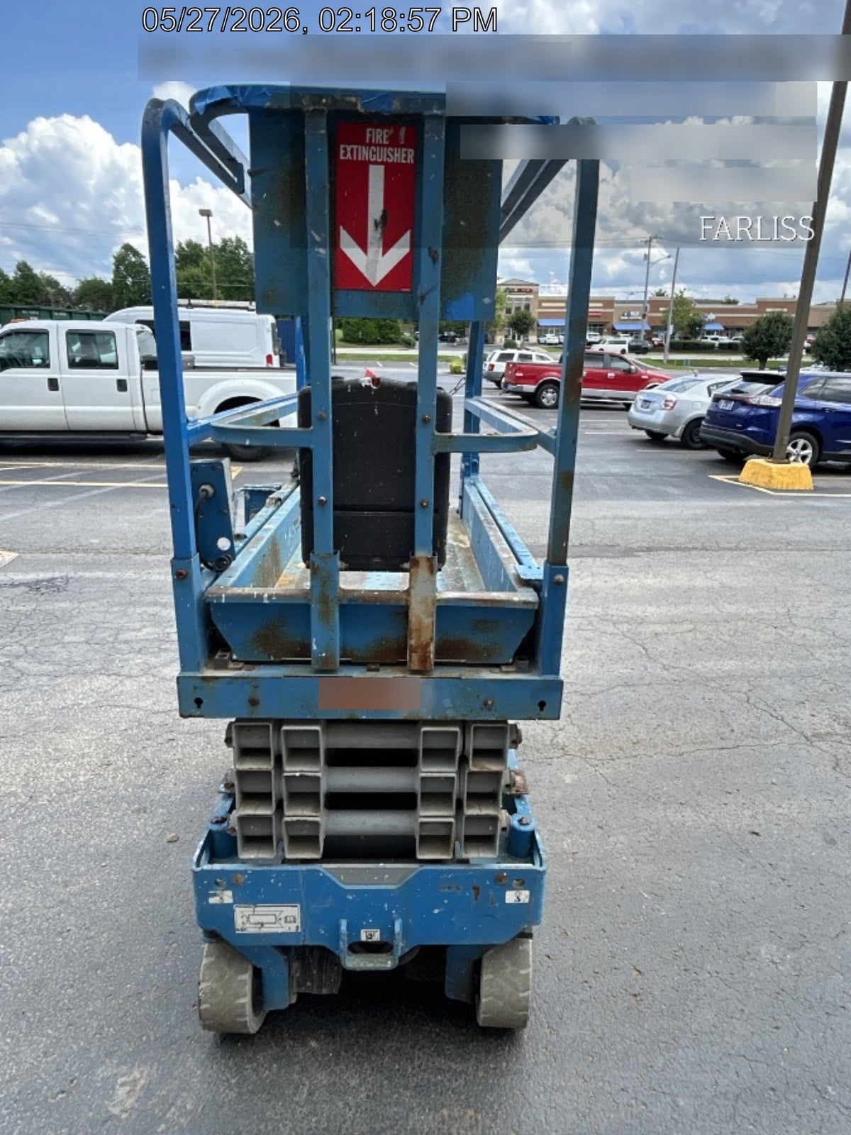 2019 Genie GS-1930 Fixed Rails with Chain Entry