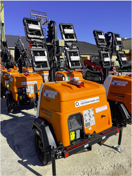 2023 Generac MLT2 Diesel, Flex Switch 120V Input, Powerzone Controller, 
(4) 320W LED Lights, 4kW Generator, 39.9 Gal Fuel Tank, 2" Ball, T3