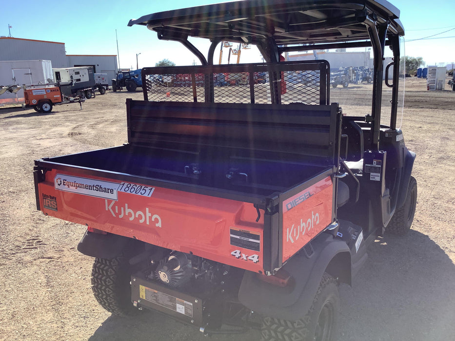 2021 Kubota RTV-X1140W-H Plastic Canopy, Windshield Acrylic Clear, LED Strobe Light, Wire Harness Kit, Back up Alarm