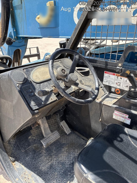 2018 Genie GTH-844 Genie GTH-844D w/Open ROPS, Solid Tires, Work Light/Beacon, 60" Carriage and Forks