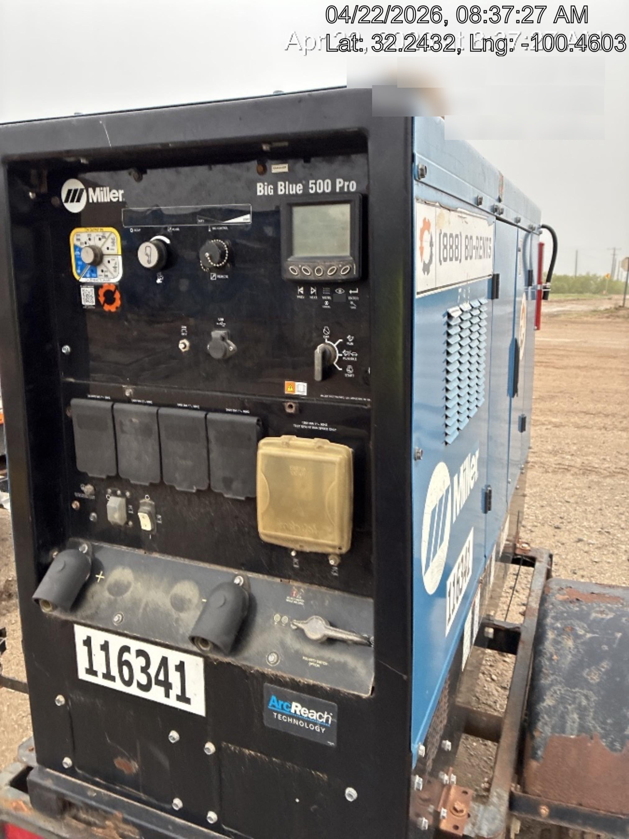 2020 MILLER ELECTRIC BIG BLUE 500
