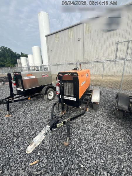 2022 Lincoln Electric LE400 Kubota V1505, Trlr, Cable Rack, Light Kit, ES Decals, T3