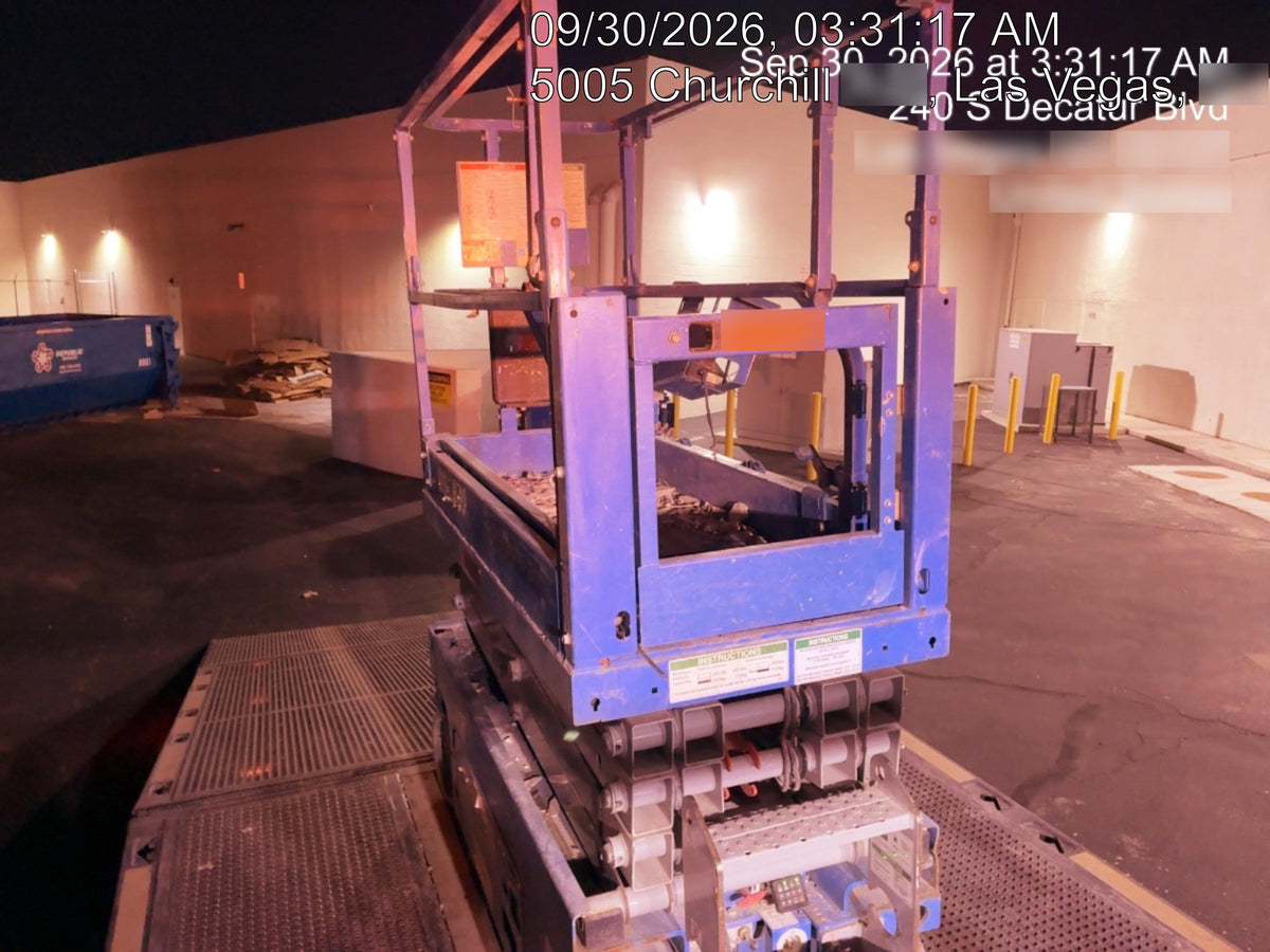 2020 Genie GS-1930 Solid Non Marking Tires, Beacon, Folding rails with half height swing gate