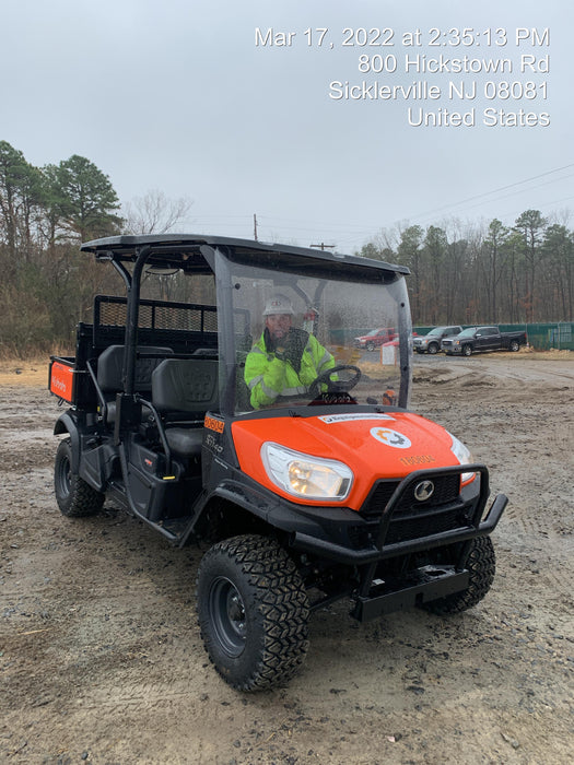 2021 Kubota RTV-X1140W-H Plastic Canopy, Windshield Acrylic Clear, LED Strobe Light, Wire Harness Kit, Back up Alarm