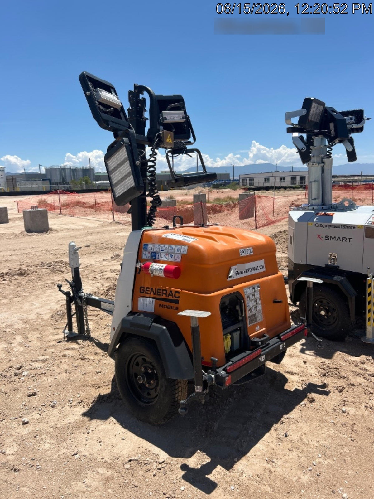 2024 Generac MLT2 Diesel, Flex Switch 120V Input, Powerzone Controller, 
(4) 320W LED Lights, 4kW Generator, 39.9 Gal Fuel Tank, 2" Ball, T3