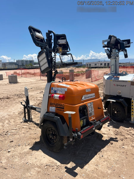 2024 Generac MLT2 Diesel, Flex Switch 120V Input, Powerzone Controller, 
(4) 320W LED Lights, 4kW Generator, 39.9 Gal Fuel Tank, 2" Ball, T3