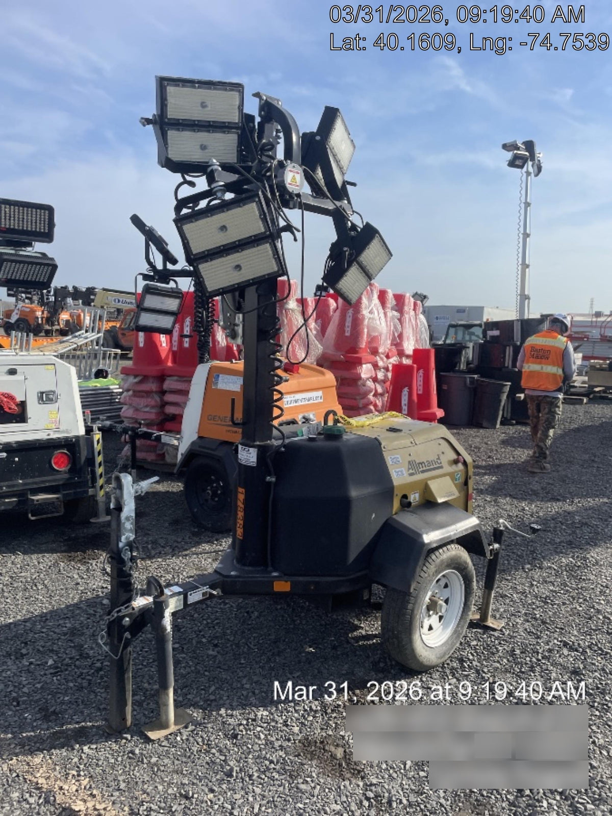 Allmand NLV3GR 3kW Light Plant - LED