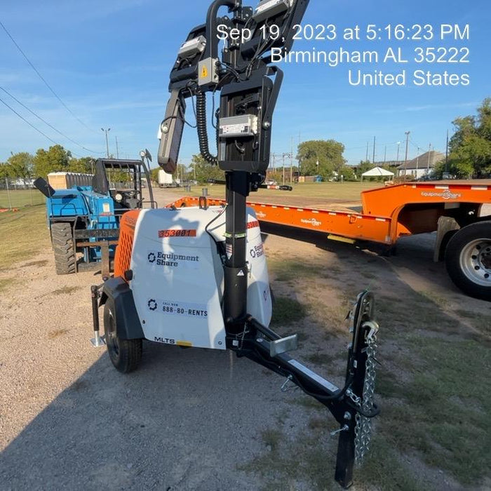 2023 Generac MLT2 Diesel, Flex Switch 120V Input, Powerzone Controller, (4) 320W LED Lights, 4kW Generator, 39.9 Gal Fuel Tank, 2" Ball, T3