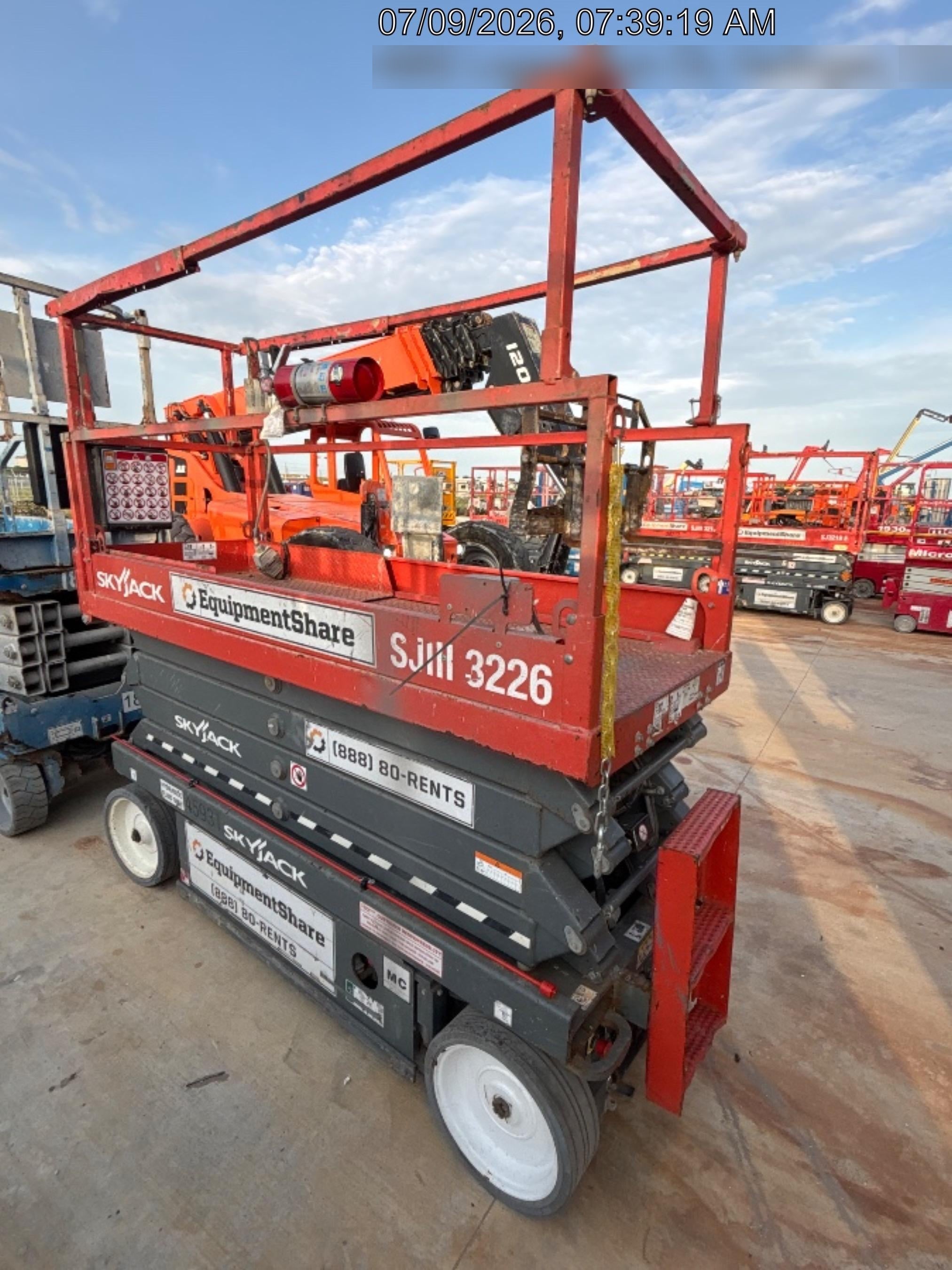2019 Skyjack SJIII-3226 Standard Options, Trojan Batteries