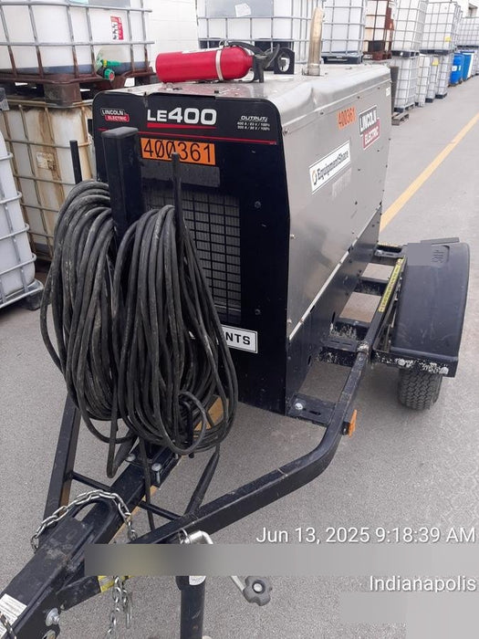 2024 Lincoln Electric LE400 Kubota V1505, Trlr, Cable Rack, Light Kit, ES Decals, T3