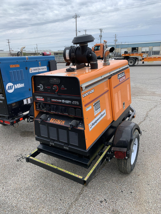 2021 Lincoln Electric Vantage 549X Ready Pak 3, ORANGE (includes trailer, cable rack, fender light kit)
