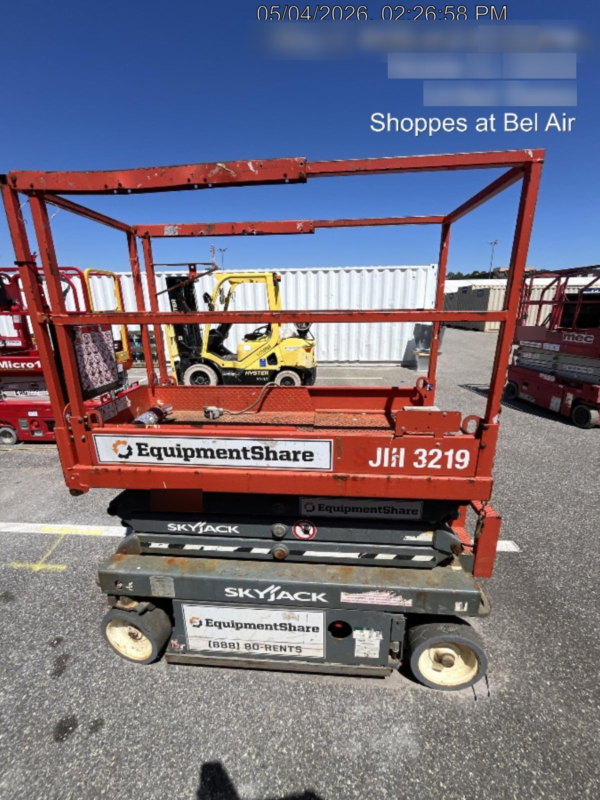 2019 Skyjack SJIII-3219 Standard w/Trojan Batteries