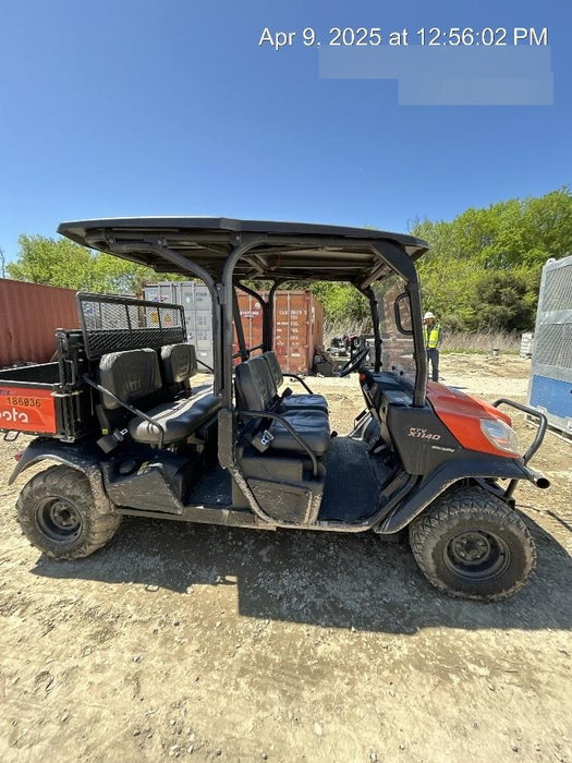 2021 Kubota RTV-X1140W-H Plastic Canopy, Windshield Acrylic Clear, LED Strobe Light, Wire Harness Kit, Back up Alarm