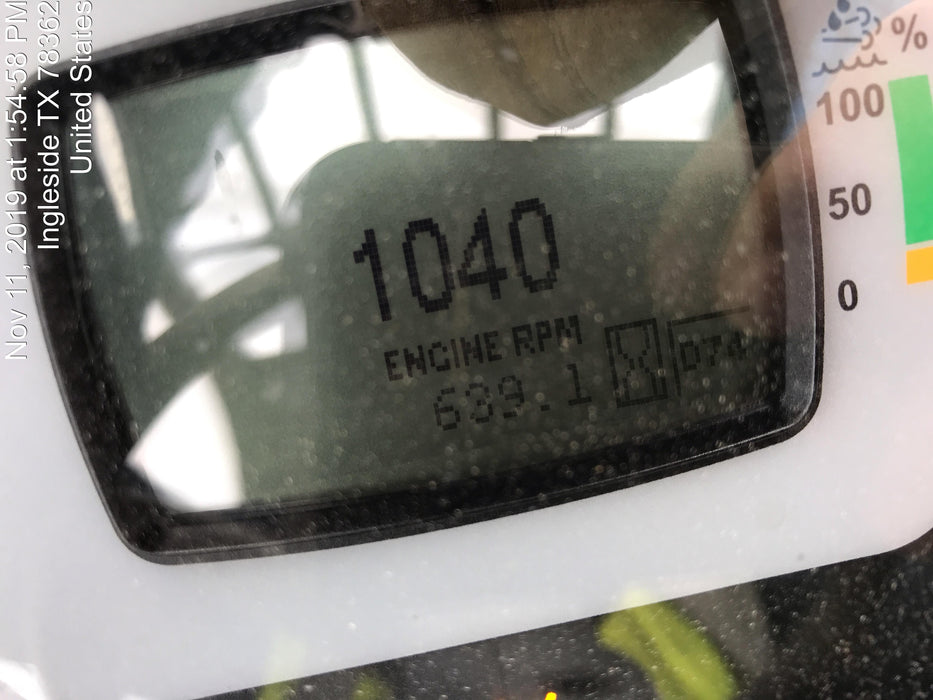 2018 Genie GTH-844 Genie GTH-844 w/ROPS, Work Lights, Solid Tires, RH Cab Mesh, Beacon, 60" Carriage and Forks