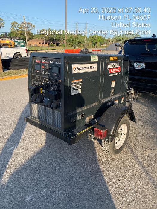 2021 Lincoln Electric Dual Maverick 200/200X Ready Pak 3, Includes Trailer, Cable Rack, Fender Light Kit