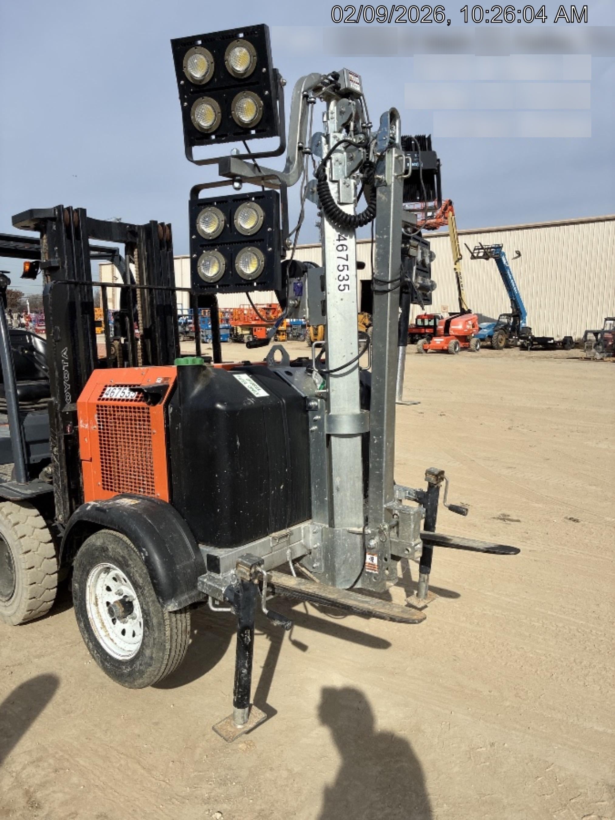 2024 Wanco WLTT-4MM4K Diesel, Deep Sea Controller, Shore Power Plug, Auto Start, (4) 350W LED Floodlights, 4kW Generator, 60 Gal Fuel Tank, 2" Ball, T3