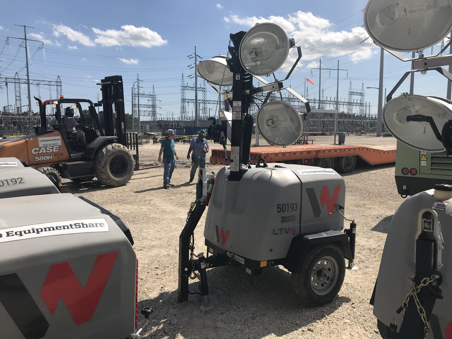 2019 Wacker Neuson LTV6L-MH Mobile Light Tower w/Fuel Level Sensor Installed