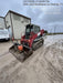 2019 Takeuchi TL10V2-CR Cab/Heat/AC, Rubber Tracks, Backup Alarm, Front & rear working Lights, Auxiliary Hydraulics, 2 Speed Travel, Engine Monitoring System, Hydraulic universal quick hitch w/76" HD smooth dirt bucket with bolt-on edge, 20.3 cubic feet capacity, 48" Pallet forks and frame