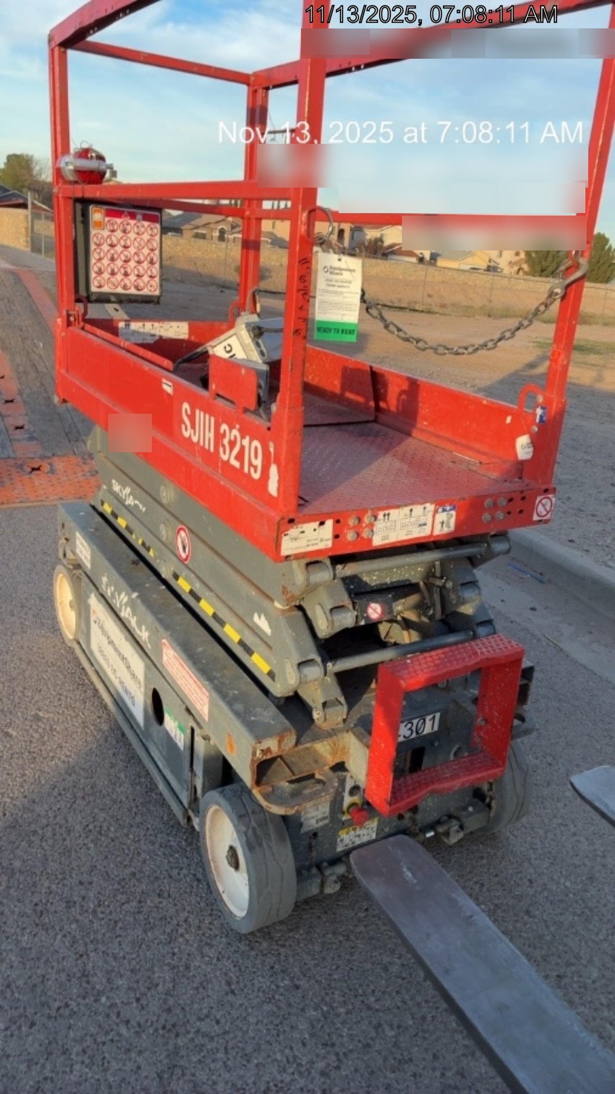 2019 Skyjack SJIII-3219 Skyjack SJIII3219 Standard w/Trojan Batteries