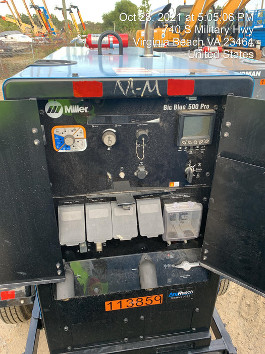 2020 Miller Electric BB500 BIG BLUE 500 PRO (KUBOTA) DELUXE W/ ARCREACH