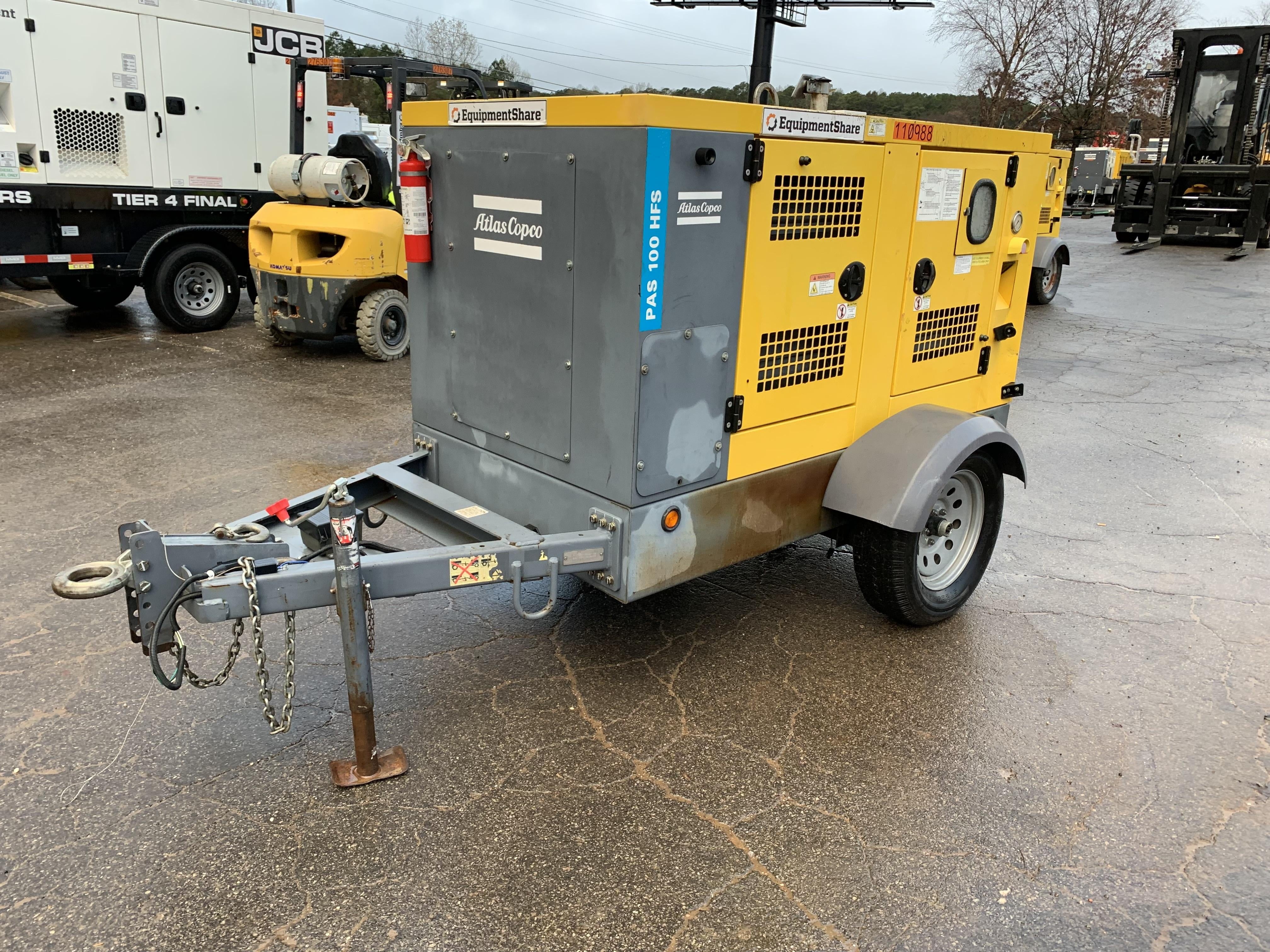 2020 ATLAS COPCO PAS 100 HF CS Enclosed