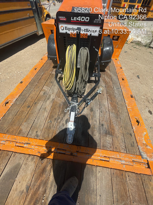 2022 Lincoln Electric LE400 Kubota V1505, Trlr, Cable Rack, Light Kit, ES Decals, T3