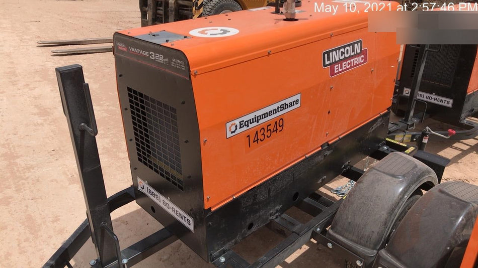 2021 Lincoln Electric Vantage 322 VANTAGE 322 READY-PAK 3
(EQUIPMENTSHARE)
