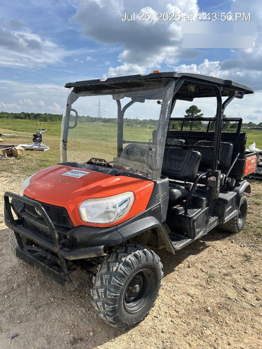 2021 Kubota RTV-X1140W-H Plastic Canopy, Windshield Acrylic Clear, LED Strobe Light, Wire Harness Kit, Back up Alarm